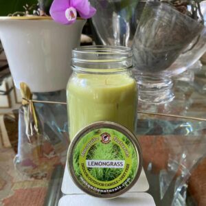 Natural Lemongrass Mosquito Repellent Candle (Set of 3) Indoor Outdoor - 88 Hour Burn - Naturally Repels Insects with Essential Oils, Citronella Soy, Ball Mason Jar, Made in USA